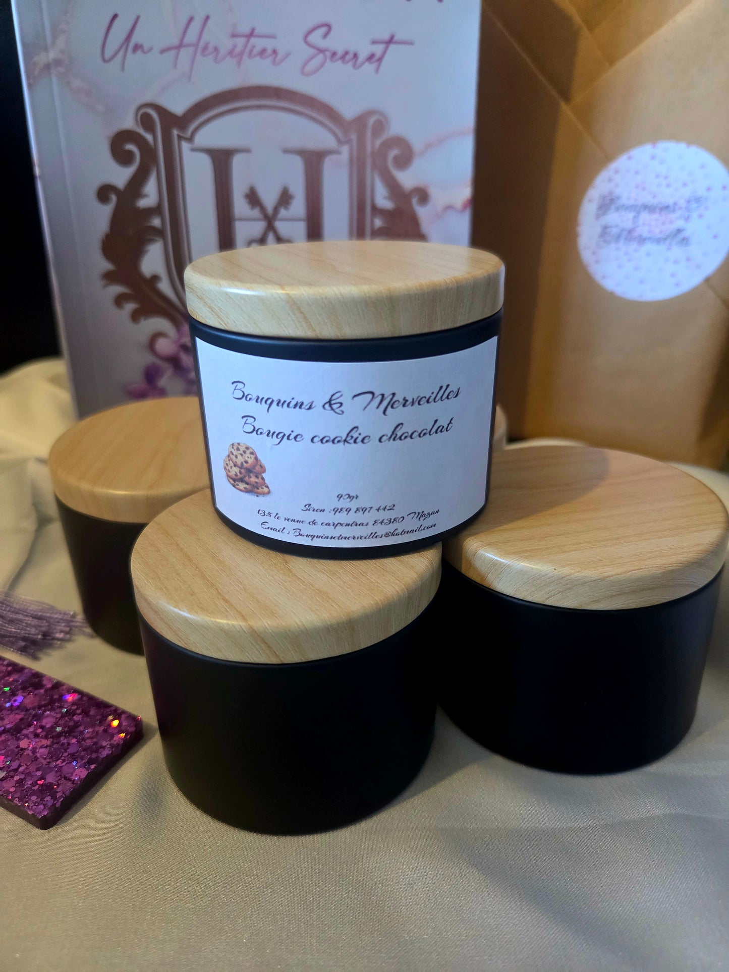 Bougie parfumée - Cookie Chocolat