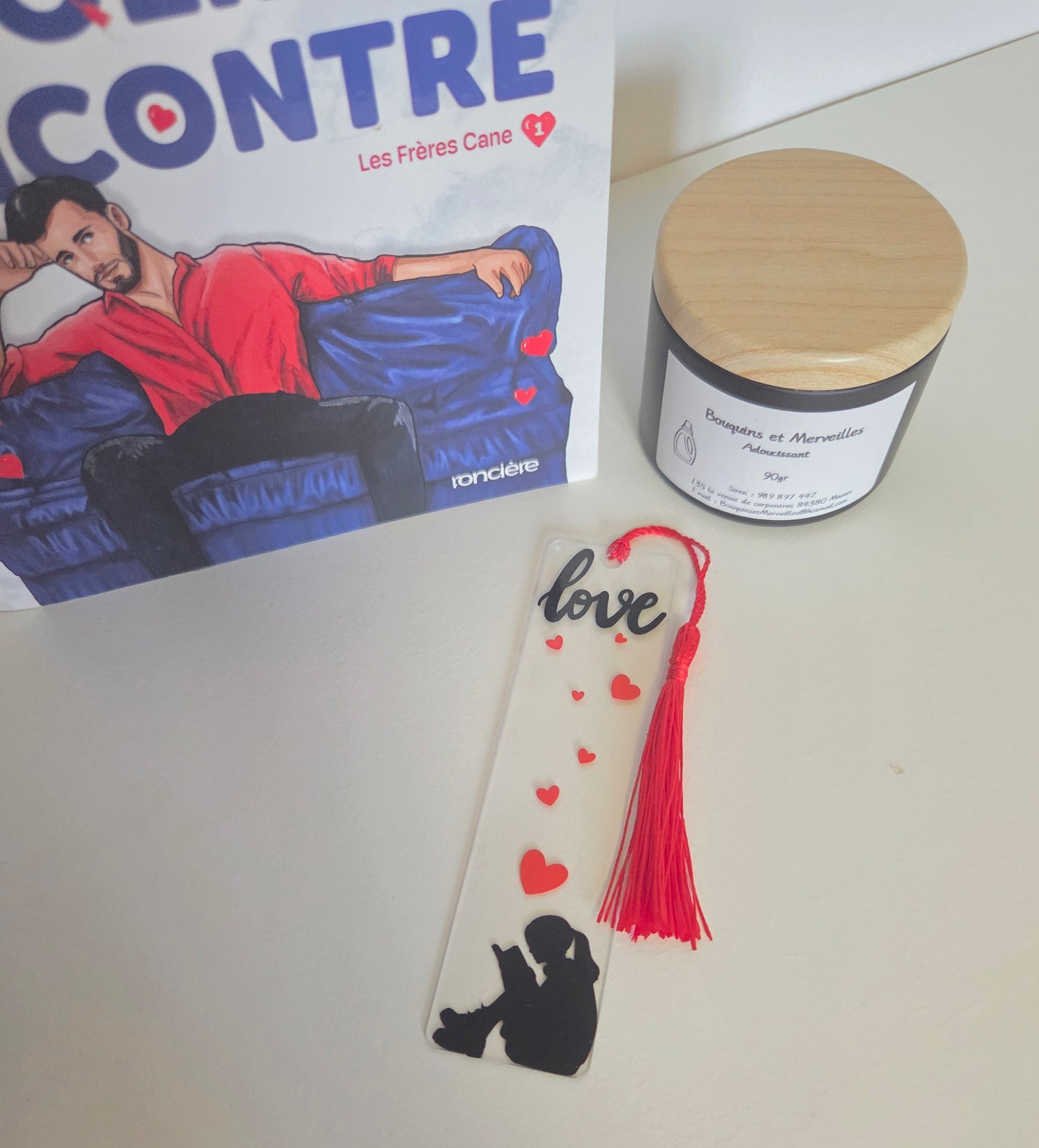 Marque-pages acrylique