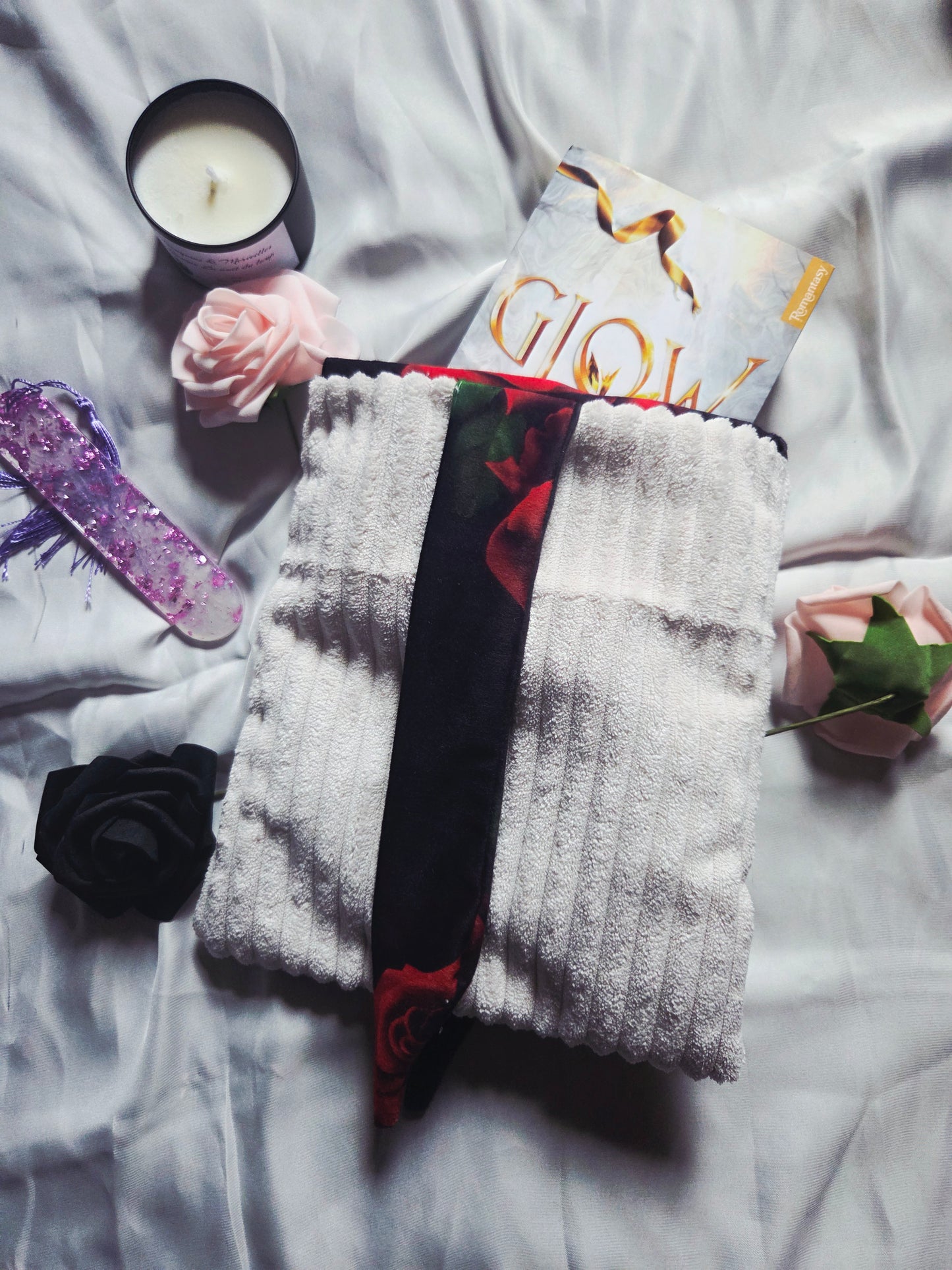 Pochette livresque en tissus - Fait main