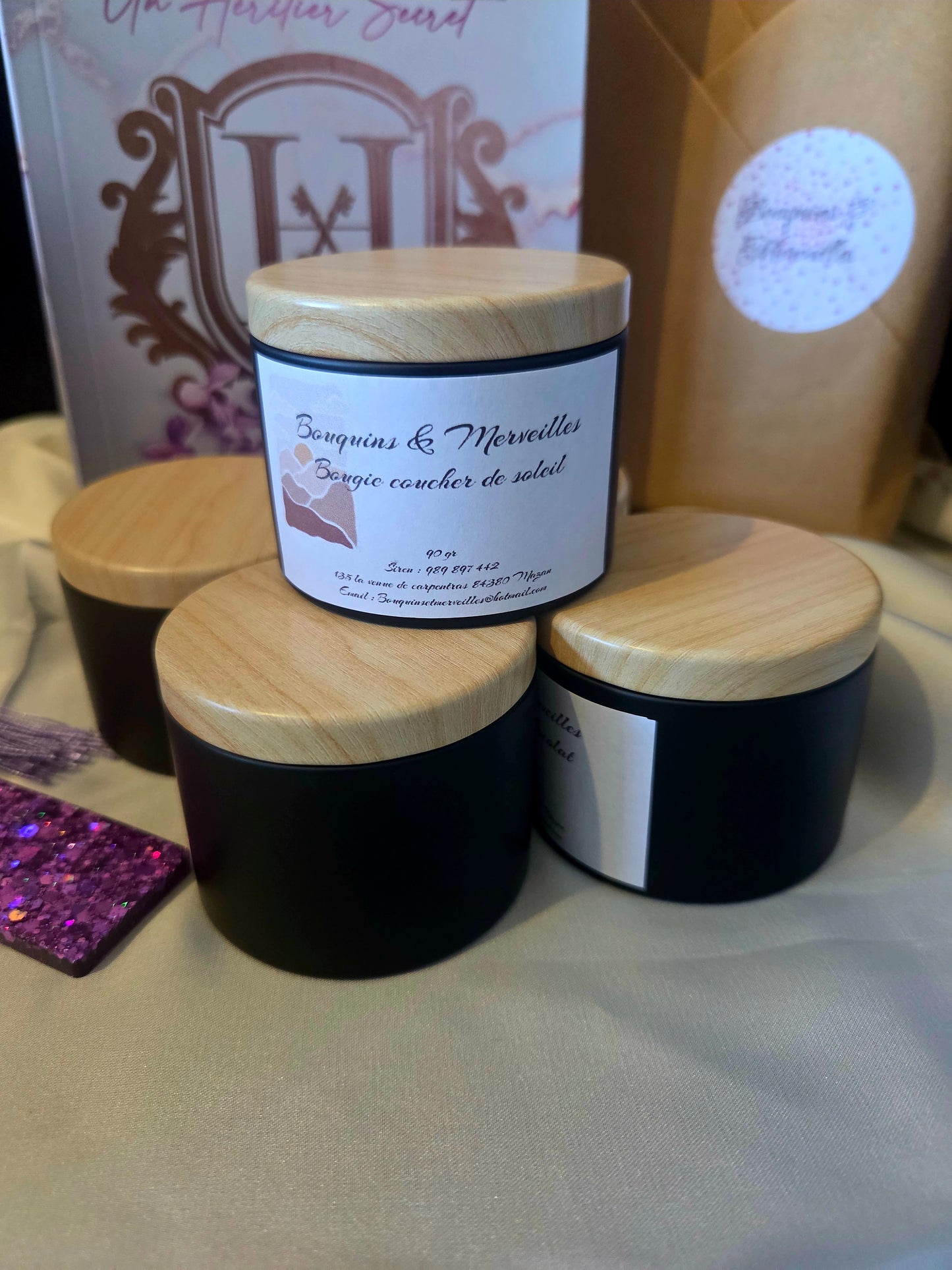 Bougie parfumée - Coucher de soleil