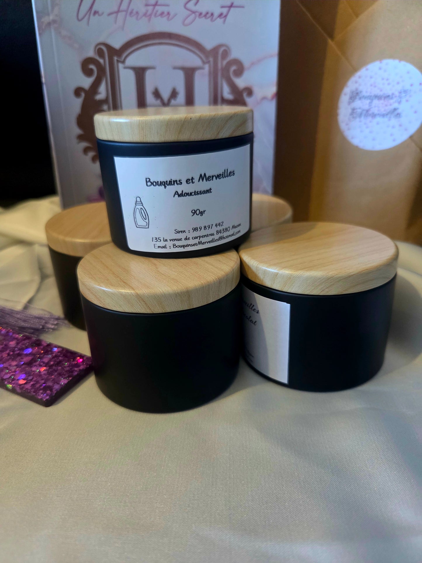 Bougie parfumée - Adoucissant